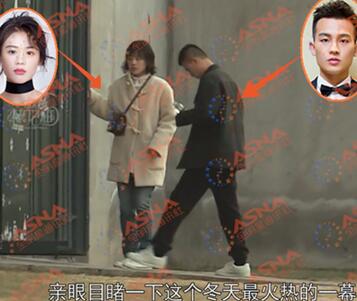 马思纯欧豪当街甜蜜亲吻&nbsp;打破分手无稽之谈