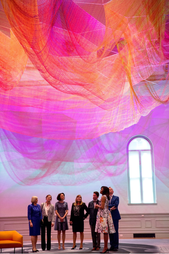 2018北京蓝色港湾灯光节闪耀开幕 打造北京文化新地标