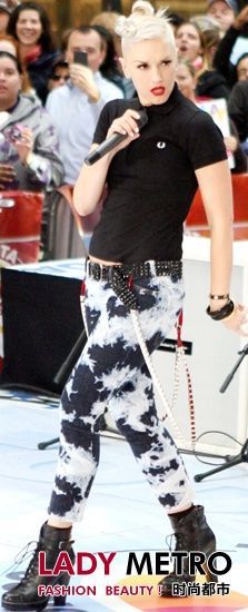 大牌扎染牛仔穿出另类复古美