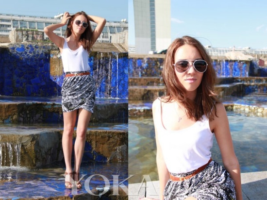 简约黑白 优雅赫本风席卷欧美街头