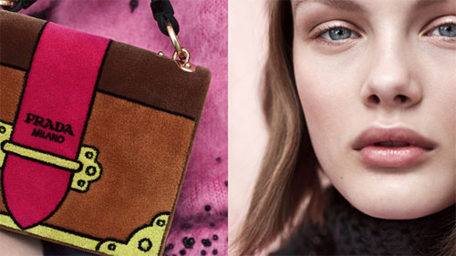 奢侈品牌Prada2017秋冬手袋系列广告大片