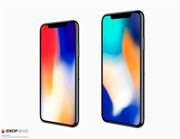 6.4寸OLED屏！iPhone X Plus概念渲染图