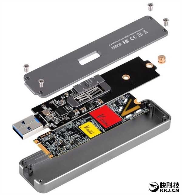 银欣新配件:M.2 SSD秒变USB 3.1 U盘