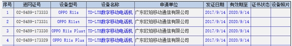 OPPO R11s/Plus入网:骁龙660+全面屏