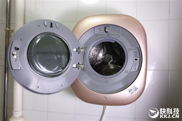 韩国大宇mini3壁挂式洗衣机图赏：一眼还以为艺术品