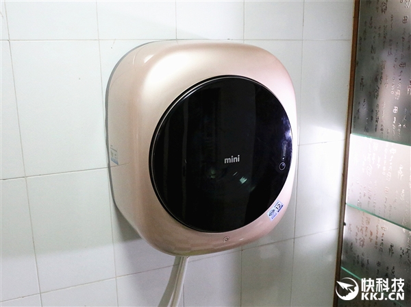 韩国大宇mini3壁挂式洗衣机图赏：一眼还以为艺术品