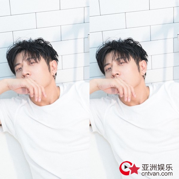 高晓攀纯白写真曝光 湿发白衣慵懒十足