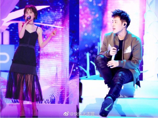 潘玮柏吴昕快本合体牵手唱歌超甜蜜&nbsp;无尾熊CP甜蜜合照大曝光