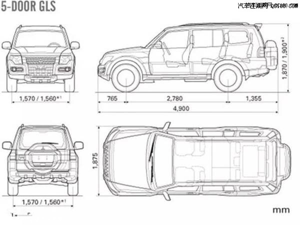 17款三菱帕杰罗3.8L V6 GLS中东版价格