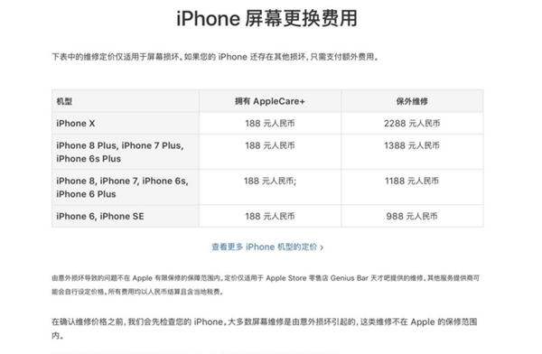 iPhone X屏幕、后壳摔烂更换要多少钱？苹果太狠了