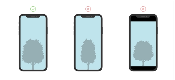 给跪!iPhone X上的Apple Store竟也没对刘海适配