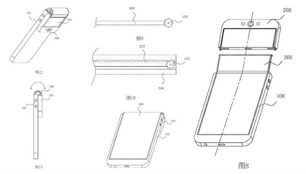 OPPO新专利曝光：可折叠设计/摄像头前后共用