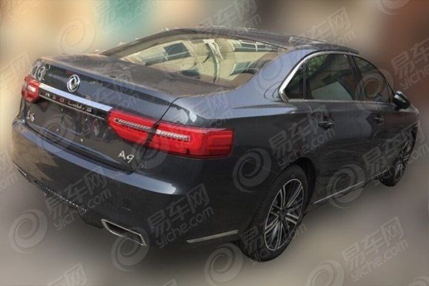 全液晶仪表盘 2018款东风A9路试谍照曝光