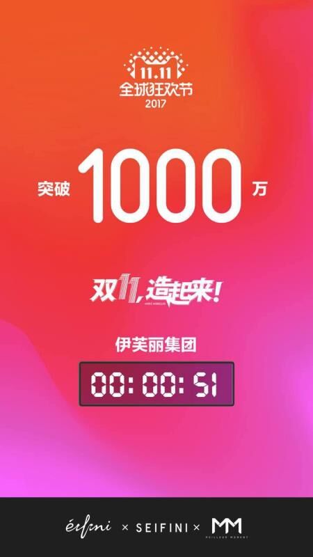 双十一伊芙丽稳坐女装品牌TOP5 领跑中国女装