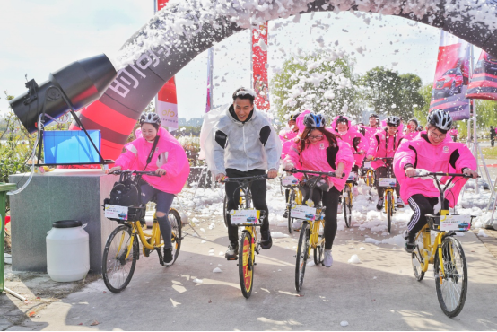 森兰绿地上演骑行激情!时尚骑行上海站活动完结!