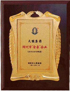 天能蝉联湖州金象企业，张天任董事长发表演讲