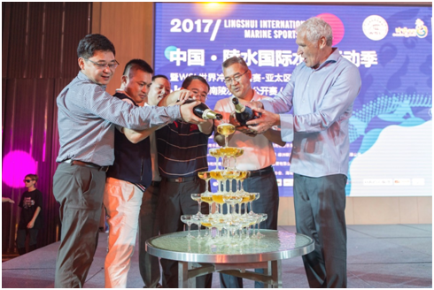 中国陵水国际水上运动季拉开序幕，近百名世界好手决战清水湾