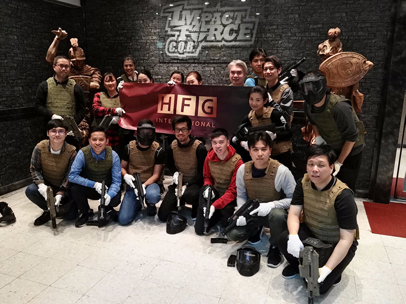 汇福集团HF Group组织室内近战团队建设活动