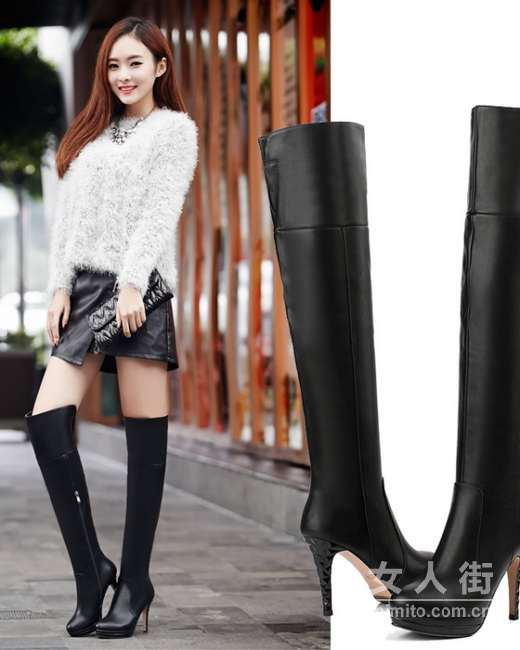 一脚下去，魅力长靴让你更自信！