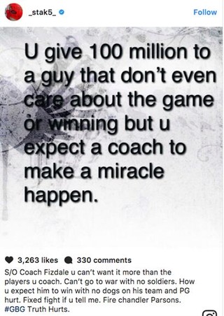 武圣怒怼帕帅：灰熊该炒的是你　是你害了教练背锅