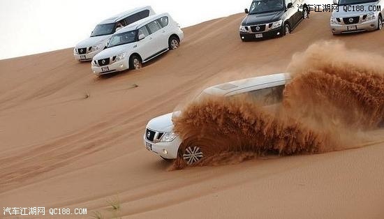 18款日产尼桑途乐Y62中东版18寸轮毂评测