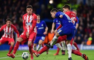 欧冠－萨乌尔破门铁卫乌龙　切尔西1－1马竞第二出线