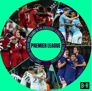 英超创历史！五虎上将齐聚欧冠16强　10年后最强音