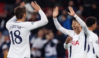 欧冠－略伦特传射孙兴慜进球　热刺3－0小组第1晋级