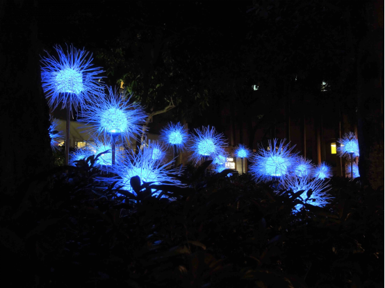 2018北京蓝色港湾灯光节闪耀开幕 打造北京文化新地标