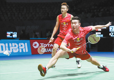 2017年世界羽联超级系列赛总决赛&nbsp;中国男双开门红