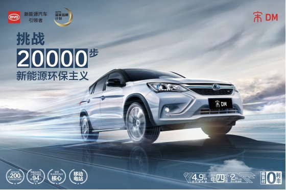 比亚迪@比亚迪“新能源环保主义”2万步徒步挑战上海站招募！