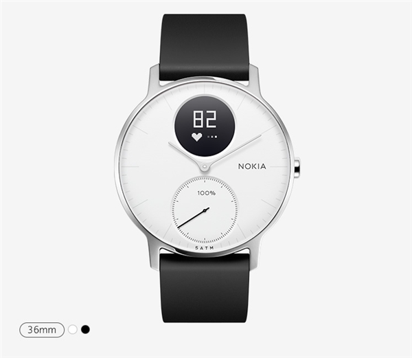 25天续航！诺基亚Steel&nbsp;HR智能手表上架：1968元