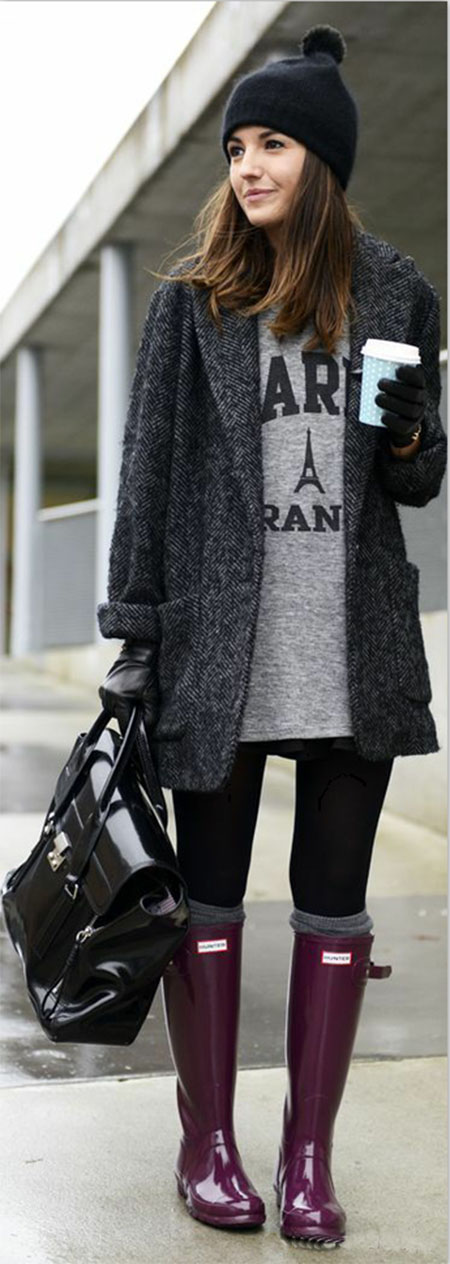 梦幻紫色穿搭街拍 你也能hold住紫色