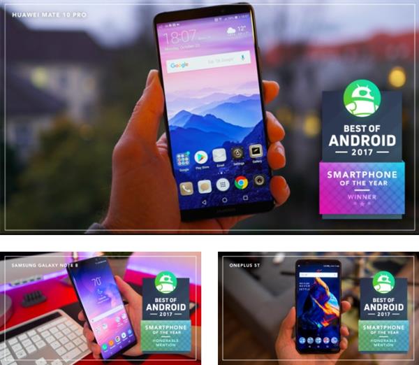 获评福布斯“全球最佳手机”的Mate 10 Pro再夺多个外媒大奖