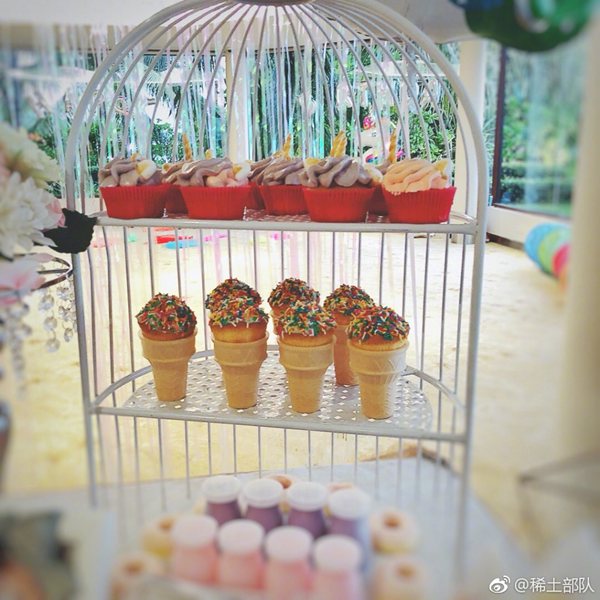 甜蜜又温馨！章子怡一家四口为两岁醒醒庆生