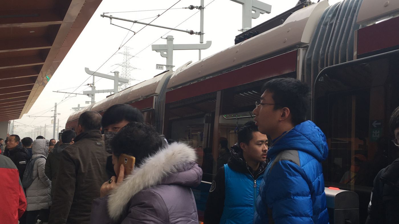 京城最美列车！北京首条现代有轨电车西郊线试运行