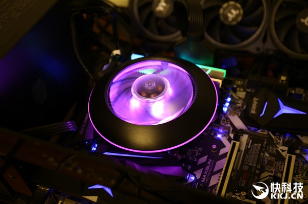 UFO造型 酷冷至尊G100M散热器开箱图赏：酷炫RGB