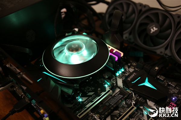 UFO造型 酷冷至尊G100M散热器开箱图赏：酷炫RGB