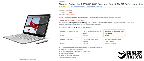 说出来没人信！微软Surface&nbsp;Book价格直接腰斩