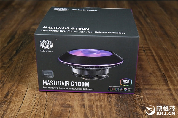UFO造型 酷冷至尊G100M散热器开箱图赏：酷炫RGB