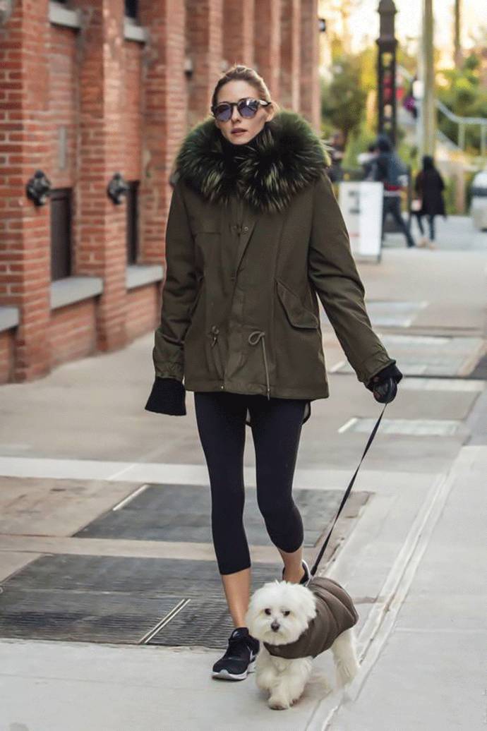 刘雯关晓彤都爱这一件 保暖又时髦的派克大衣怎么搭才好看