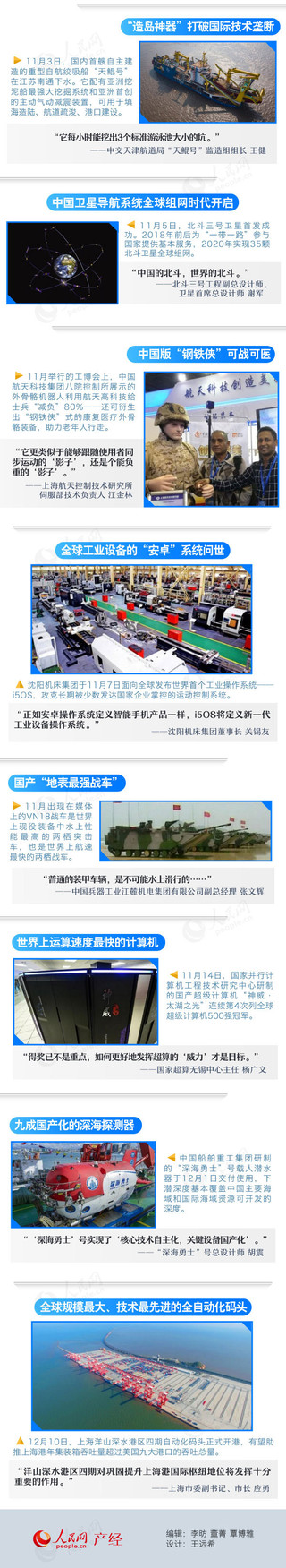 盘点2017那些闪耀全球的“中国智造”