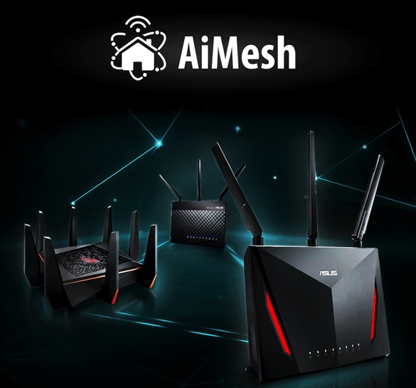 华硕路由器大福利&nbsp;AiMesh家庭WiFi系统正式发布