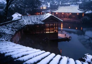 同里美丽的雪景惊艳四方