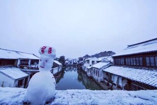 同里美丽的雪景惊艳四方