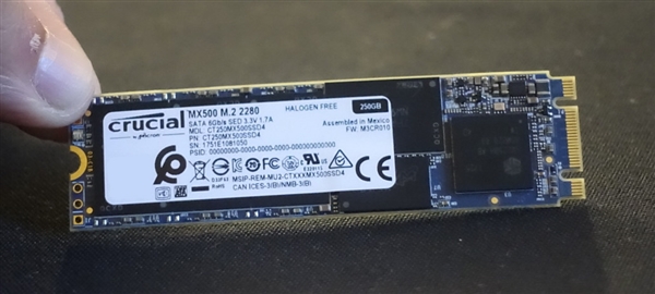 最高1TB!英睿达新款MX500 M.2固态硬盘发布