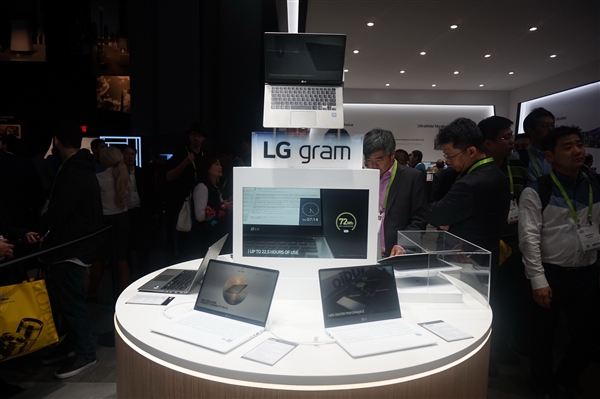 LG&nbsp;gram轻薄笔记本全新首发：965克能跑一整天！