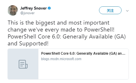 微软发布PowerShell Core第一个版本:支持多平台开发