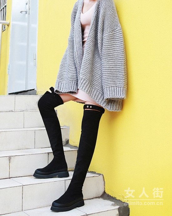 新年倒计时，女神过膝靴来拯救你！