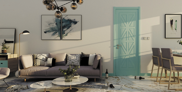 魔法蝴蝶首推色彩木门